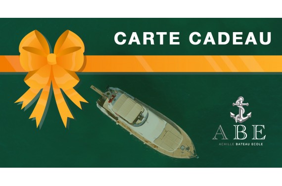 Permis côtier + fluvial - Carte cadeau à imprimer